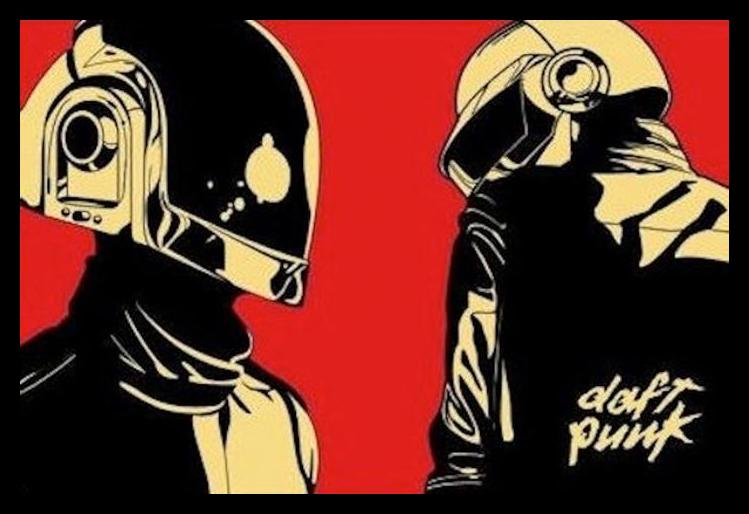 Daft Punk - Red – Poster Shoppe