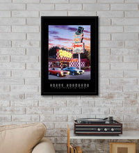 Load image into Gallery viewer, Chevy Showdown at Porky's Diner by Electric Art Gallery
