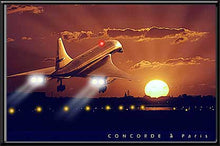 Load image into Gallery viewer, Concorde Supersonic landing in Paris