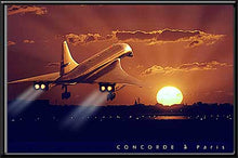 Load image into Gallery viewer, Concorde Supersonic landing in Paris