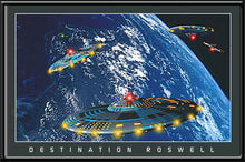 Load image into Gallery viewer, Destination Roswell UFO LED Art