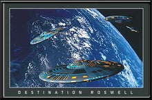 Load image into Gallery viewer, Destination Roswell UFO LED Art