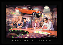 Load image into Gallery viewer, Evening at Rick's by Electric Art Gallery