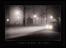 Load image into Gallery viewer, Foggy Night in Paris | Brassai Lighted Picture by Electric Art Gallery