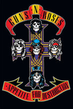 Load image into Gallery viewer, Guns N Roses Appetite For Destruction Album Cover Rock N Roll Music Poster