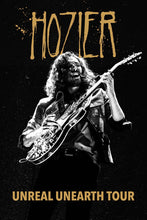 Load image into Gallery viewer, Hozier Unreal Unearth Tour Folk Soul Blues Music Poster Black & White