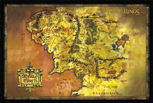 Load image into Gallery viewer, Lord of the Rings Map Poster
