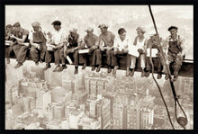 Load image into Gallery viewer, Lunch on Skyscraper Poster