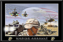 Load image into Gallery viewer, Marine Assault LED Wall Art