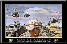 Load image into Gallery viewer, Marine Assault LED Wall Art