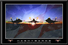 Load image into Gallery viewer, Nightbirds F/A-22 Raptor LED Art by Electric Art Gallery