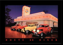 Load image into Gallery viewer, Route 66 Diner- Lighted Picture by Electric Art Gallery