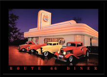 Load image into Gallery viewer, Route 66 Diner- Lighted Picture by Electric Art Gallery
