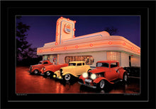 Load image into Gallery viewer, Route 66 Diner- Lighted Picture by Electric Art Gallery