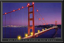 Load image into Gallery viewer, San Francisco Golden Gate Bridge by Electric Art Gallery