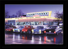 Load image into Gallery viewer, Steak'n Shake Diner- Lighted Picture by Electric Art Gallery