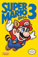 Load image into Gallery viewer, Super Mario Bros 3 Gaming Poster