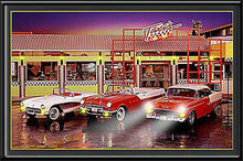 Load image into Gallery viewer, Taxi's Diner- Lighted Art by Electric Art Gallery