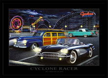 Load image into Gallery viewer, Thrill Rides Cyclone Racer- Lighted Picture by Electric Art Gallery