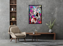Load image into Gallery viewer, Batman Harley Quinn Neon Poster