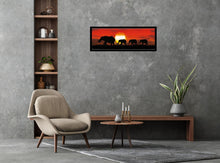 Load image into Gallery viewer, Elephant Sunset SLIM Poster