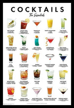 Load image into Gallery viewer, Essential Cocktails Poster