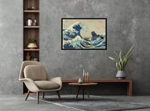 Load image into Gallery viewer, Godzilla vs the Great Wave Poster