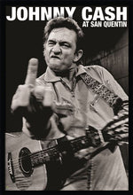 Load image into Gallery viewer, Johnny Cash Finger Poster