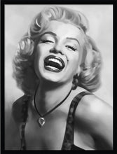 Load image into Gallery viewer, Marilyn Monroe Black and White Poster