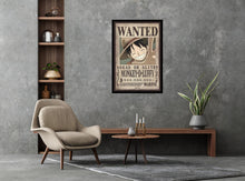 Load image into Gallery viewer, One Piece - Monkey Luffy - Wanted Poster