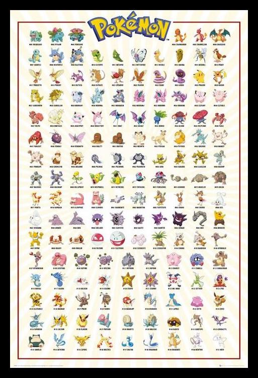 Pokemon - Kanto 151 Poster