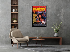 Pulp Fiction - Uma On Bed Poster