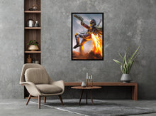 Load image into Gallery viewer, Star Wars Boba Fett Flying Poster