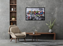 Load image into Gallery viewer, Superheroes Lunch on a Skyscraper Poster