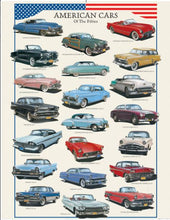 Load image into Gallery viewer, American Cars of the Fifties - Rolled