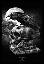 Load image into Gallery viewer, Poe Raven Skull Poster