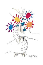 Load image into Gallery viewer, Picasso Petite Fleurs - Hand With Flowers