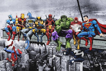 Load image into Gallery viewer, Superheroes Lunch on a Skyscraper