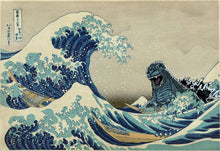 Load image into Gallery viewer, Godzilla vs the Great Wave