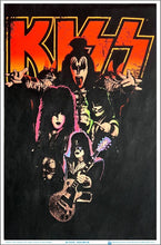 Load image into Gallery viewer, Kiss Neon Blacklight Poster - Rolled