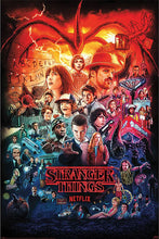 Load image into Gallery viewer, Stranger Things Montage Poster