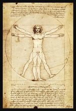 Load image into Gallery viewer, Da Vinci Vitruvian Man Poster - Mall Art Store