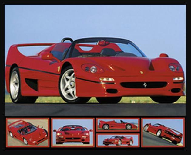 Ferrari F-50 Poster - Mall Art Store – Poster Shoppe