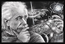 Load image into Gallery viewer, Albert Einstein Quazar Poster - Mall Art Store