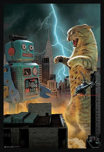 Load image into Gallery viewer, Cat vs Robot Poster - Mall Art Store