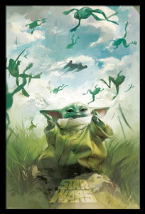 Star Wars - Grogu Frogs Poster