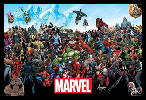 Marvel Characters - Line-Up Poster