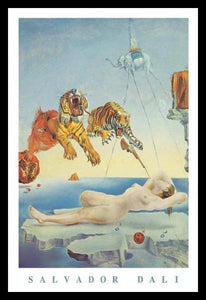 Dali Dream Caused - By A Bee Flight Poster