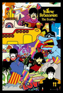 Beatles, The - Yellow Submarine Collage Poster
