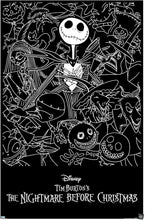 Load image into Gallery viewer, The Nightmare Before Christmas Tim Burton Black &amp; White Poster
